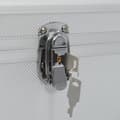 Miniatyrbillede 7 af 7: opbevaringskufferter 2 stk. aluminium sølvfarvet
