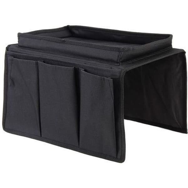 Sofforganisator - Ej specificerad - Ej specificerad - Svart - 2 stora fickor - 3 externa fickor