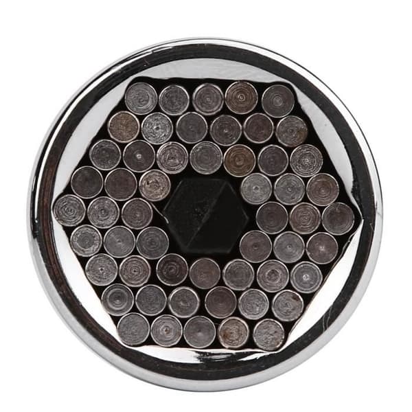2x7-19mm ETC-120A Gator Grip universell hylsa - Power borrverktygsadapter @home 2914