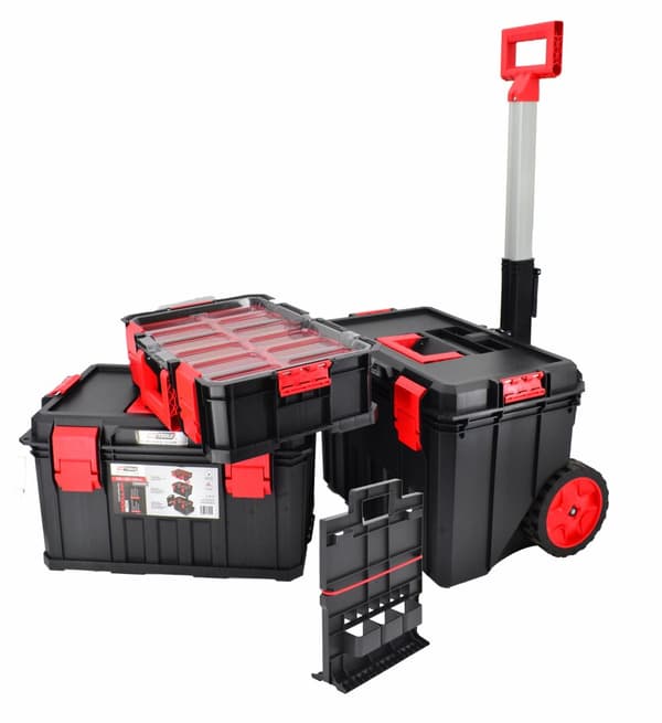 AWTOOLS MODULAR VERKTYGSLÅDA MODULAR LÅDA SET 4I1 530x355x825mm
