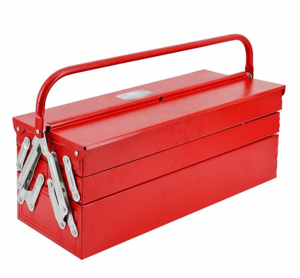 AWTOOLS METAL VÆRKTØJSKASSE 5 stk. 530x200x200 mm