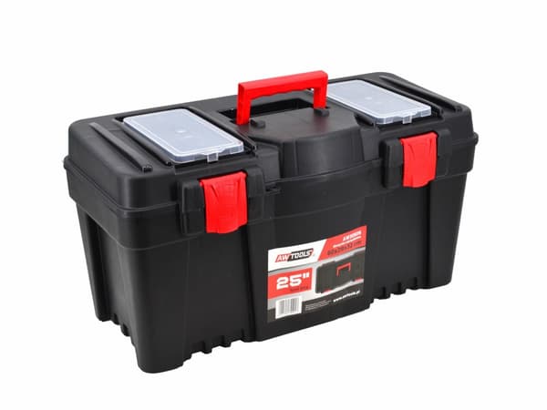 AWTOOLS VÆRKTØJSKASSE 25" MED ORGANISATOR 60x28x32cm