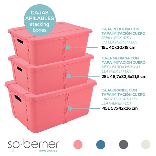 Sp Berner Opbevaringskasse Life Story 15l 4 Enheder