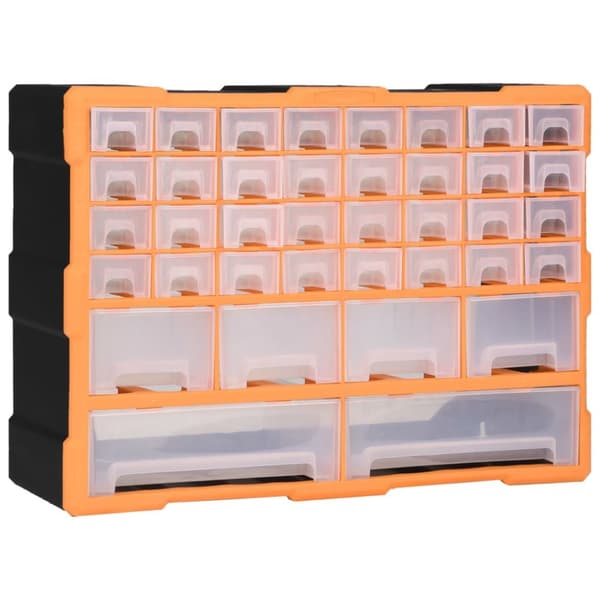 vidaXL skuffereol med 40 skuffer 52x16x37,5 cm -  Værktøjskasser