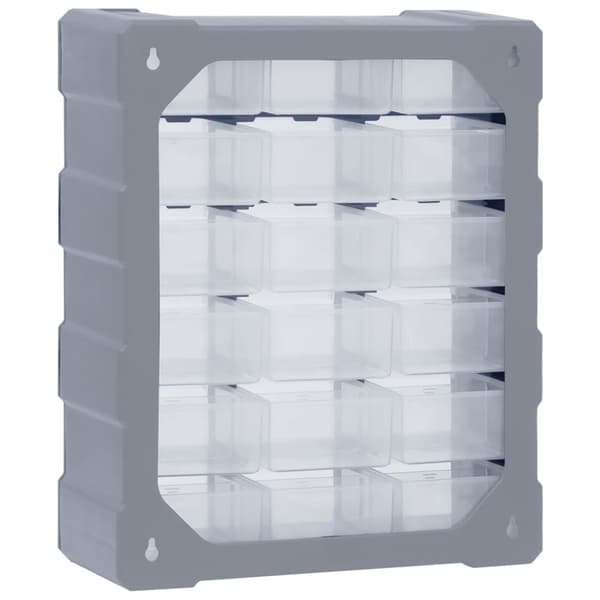vidaXL skuffereol med 18 skuffer 38x16x47 cm -  Værktøjskasser