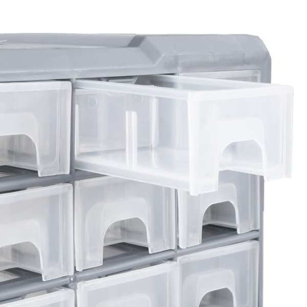 vidaXL skuffereol med 64 skuffer 52x16x37,5 cm -  Værktøjskasser