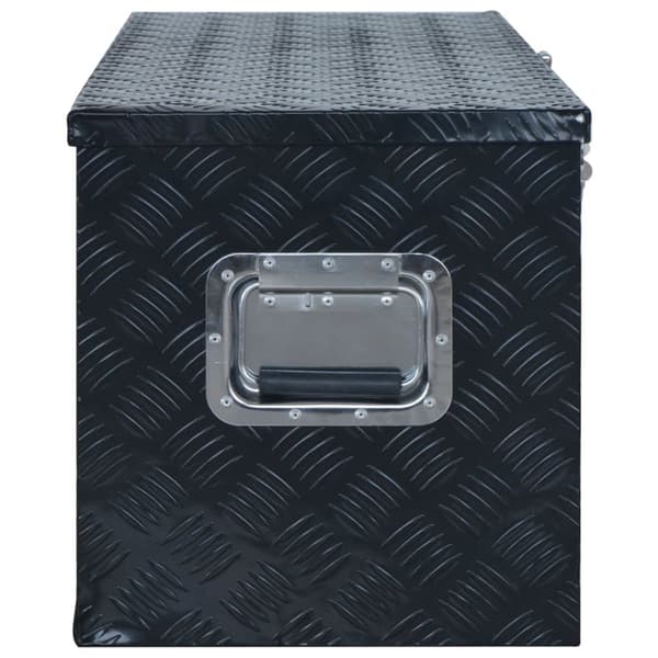 vidaXL aluminiumskasse 1085 x 370 x 400 mm sort -  Værktøjskasser