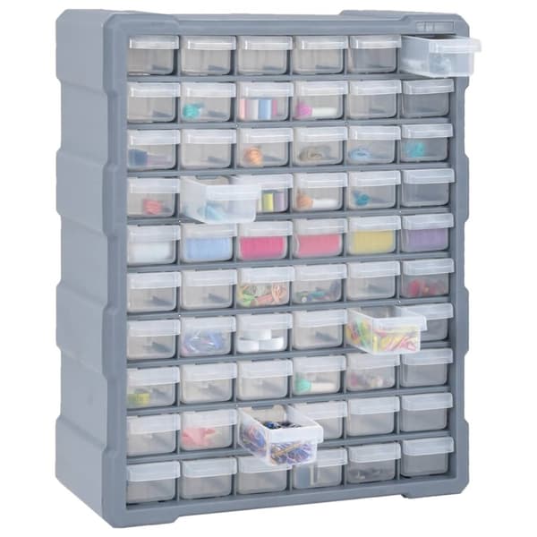 vidaXL Sortimentskåp med 60 lådor 38x16x47,5 cm -  Verktygslådor