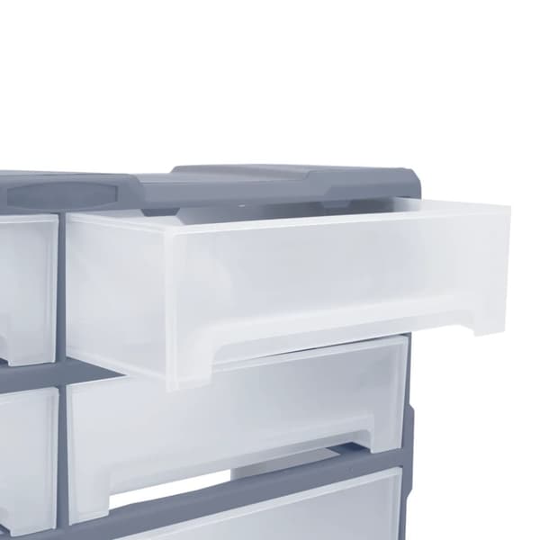 vidaXL skuffereol med 8 store skuffer 52x16x37 cm - Værktøjskasser