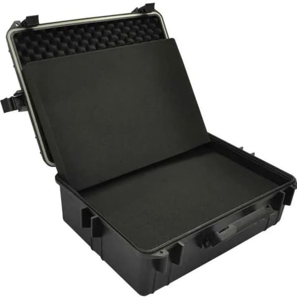 Værktøjskasser - Living hard-case transporttaske med skum 35 L sort