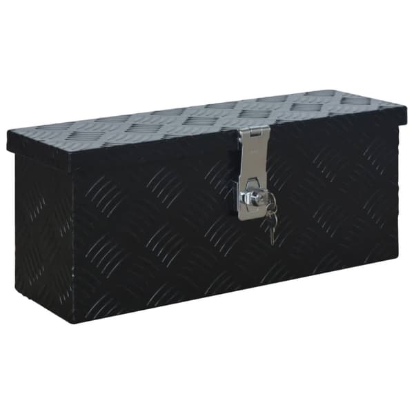 Værktøjskasser - Living aluminiumskasse 485 x 140 x 200 mm sort