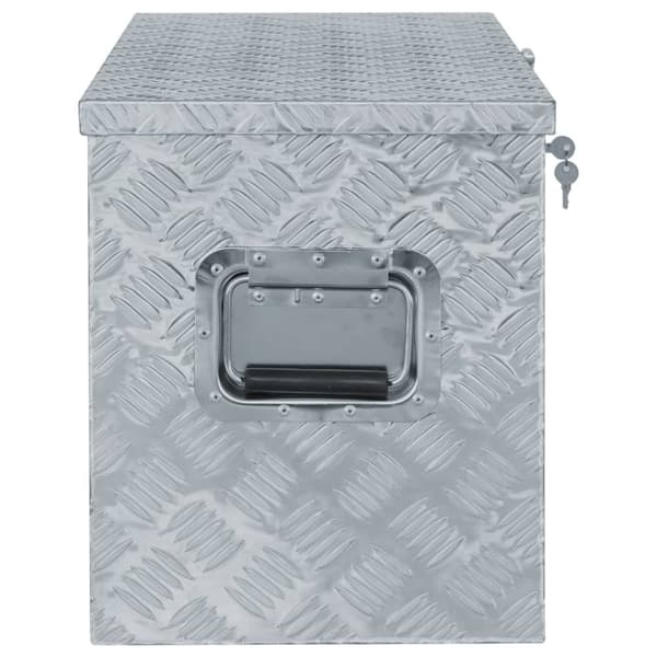 Værktøjskasser - Living aluminiumskasse 90,5 x 35 x 40 cm sølvfarvet
