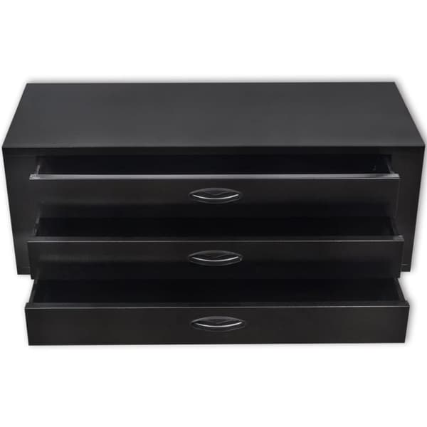 Verktygslåda i metall 3 lådor svart -  - Home & Living