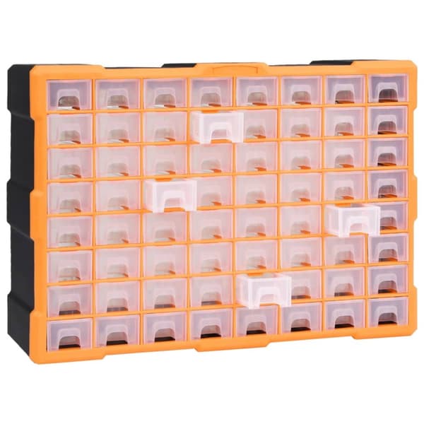 Skuffereol med 64 skuffer 52x16x37,5 cm - Skuffereol - Skuffereoler - Home & Living