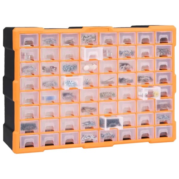 Skuffereol med 64 skuffer 52x16x37,5 cm - Skuffereol - Skuffereoler - Home & Living