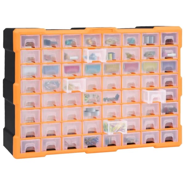Skuffereol med 64 skuffer 52x16x37,5 cm - Skuffereol - Skuffereoler - Home & Living