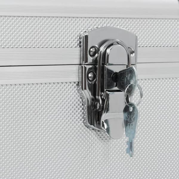 opbevaringskufferter 3 stk. aluminium sølvfarvet