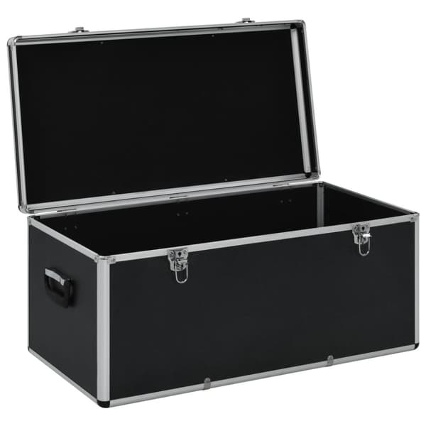 opbevaringskufferter 3 stk. aluminium sort