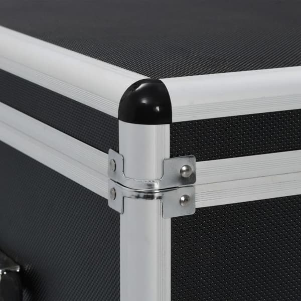 opbevaringskufferter 3 stk. aluminium sort