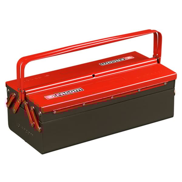 Metallverktygslåda - FACOM - BT.9 - 3 lådor - Svart - Röd - 20 kg