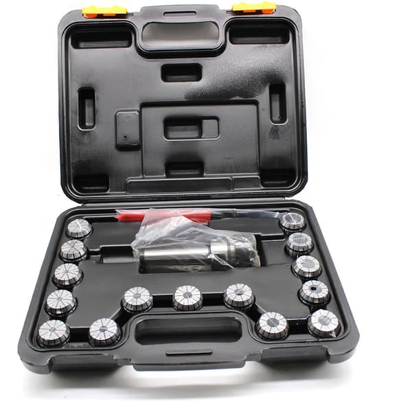 Precision MT3 Shank Spanner Set, ER32 Collet 3-20mm, Hög precision för fräsning,svart