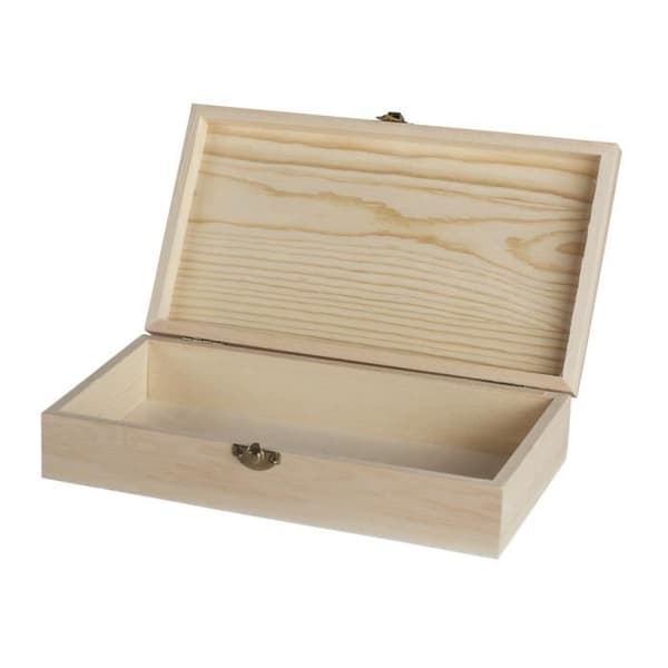 Trälåda - FSC Mix Credit - 25x14x6cm - Brun - Chic - Praktisk