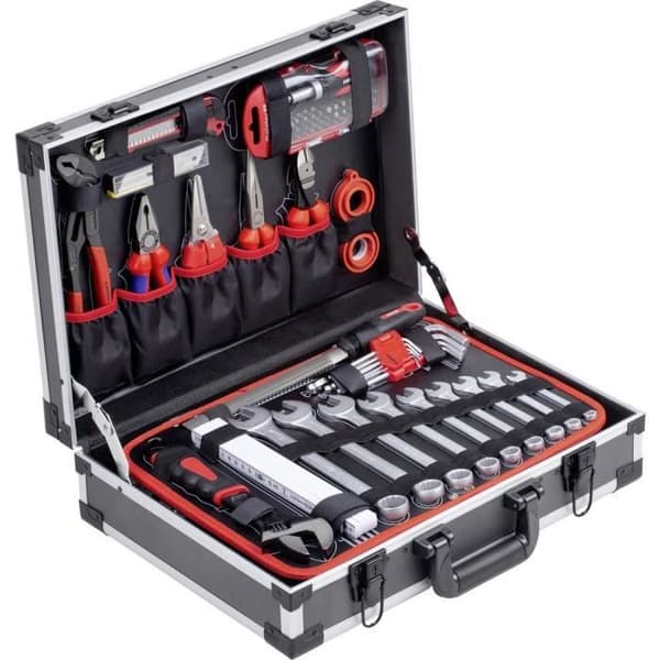 Meister WU8973750 Universal verktygsväska Utrustad 131 delar (L x B x H) 460 x 320 x 140 mm