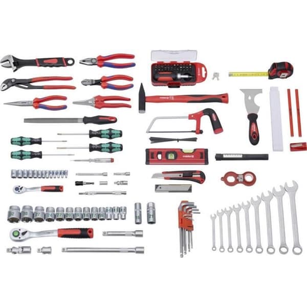 Meister WU8973750 Universal verktygsväska Utrustad 131 delar (L x B x H) 460 x 320 x 140 mm