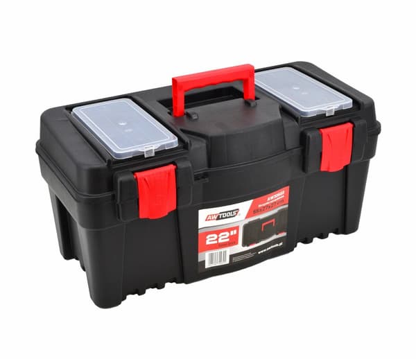 AWTOOLS VÆRKTØJSKASSE 22" MED ORGANISATOR 55x27x27cm
