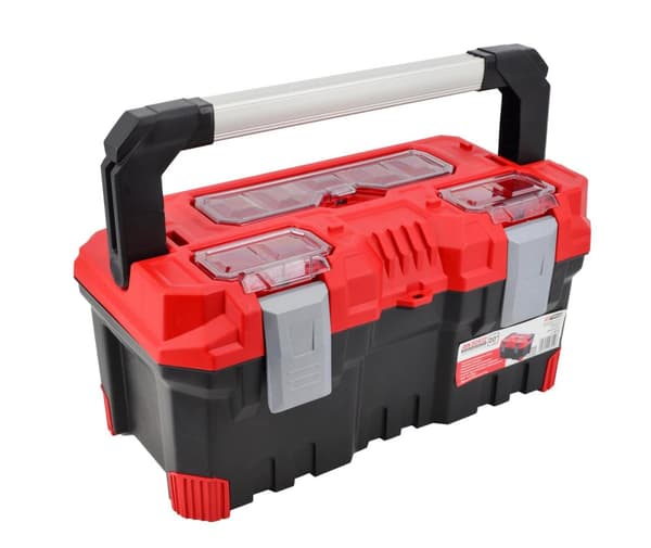 AWTOOLS VÆRKTØJSKASSE PROF. 22" ALUMINIUM HÅNDTAG 55x29x28cm