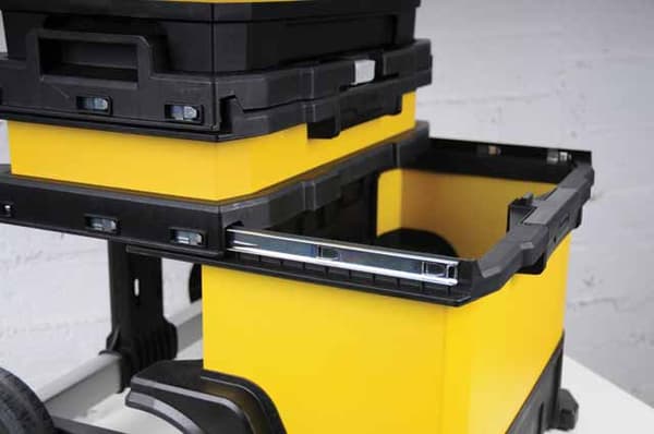 STANLEY BOX-WORKSHOP PÅ HJUL GUL