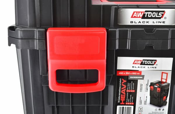 AWTOOLS VÆRKTØJSKASSE PÅ HJUL 450x360x640mm TUNGT