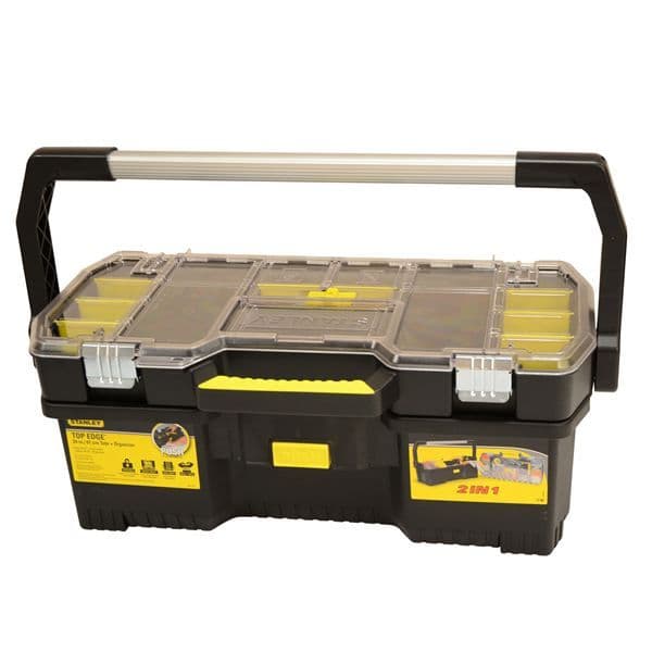Verktygslåda med transparent organiserare STANLEY - 1-97-514 - 60 cm