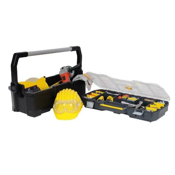 Verktygslåda med transparent organiserare STANLEY - 1-97-514 - 60 cm