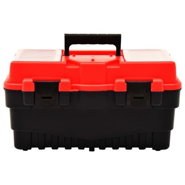 Verktygslåda plast 462x256x242 mm röd