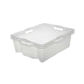 Miniatyrbild 3 av 4: Plastbehållare för förvaring - Ej specificerad - 24L - Transparent - Stapelbar - Förstärkta kanter