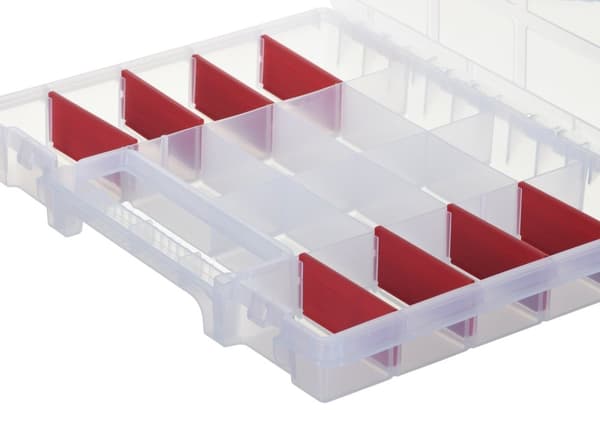 Verktygslåda KETER Stack'N'Roll (17210831/253380) med 3 arrangörer Svart