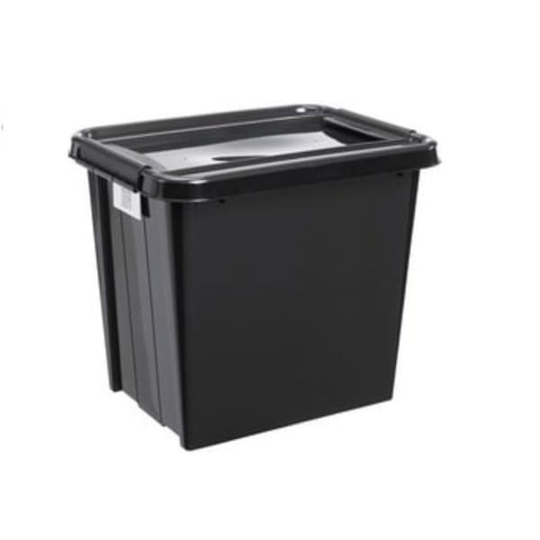 Probox återvinningsförvaringslåda - färg: Svart - storlek hxlxl (mm): 169x390x510 volym (l): 21l Färg: Svart - Storlek hxlxl