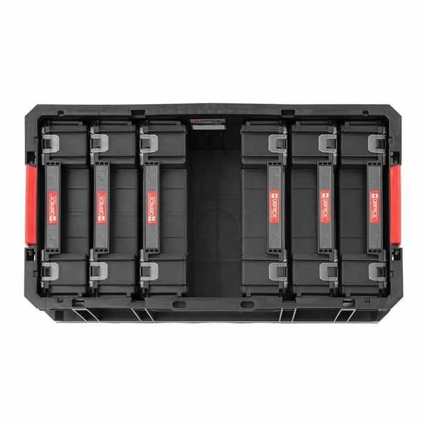 Förvaringslåda - Qbrick - Two Box 200 - 6 Multi Organizers - Plast - Svart