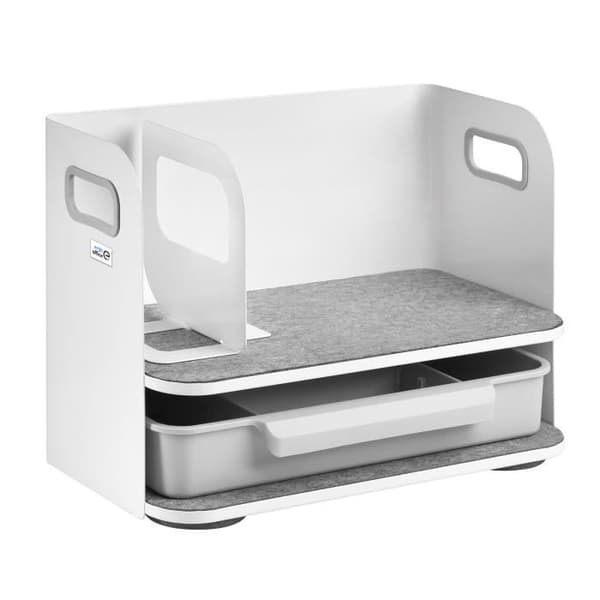 Skrivbordsoorganisatör - Ergo Office - ER-440 - 4 fack - Låda - Max belastning 10kg