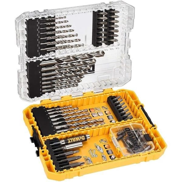 Tillbehörslåda - DEWALT - DT70761-QZ - 72 delar - Betong- och metallborr - Skruvbits