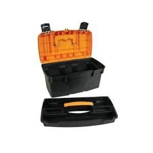 Verktygslåda - Märke - Modell - 410x209x195mm - Orange - Svart