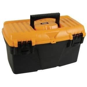 Verktygslåda - Märke - Modell - 410x209x195mm - Orange - Svart