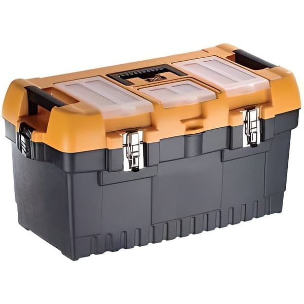 Perel Toolbox med metallspärrar 56,4 x 31 x 31 cm OM22M