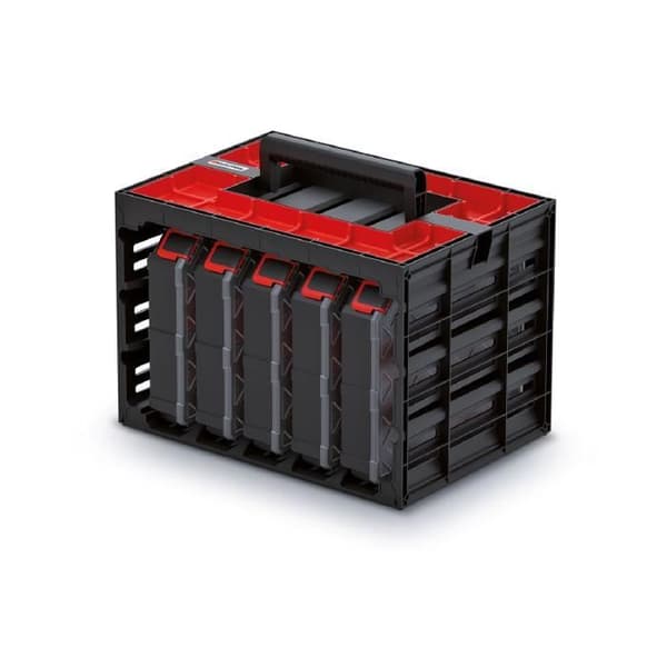 Kistenberg Tagercase 30 KTC30256B-S411 verktygsväska med 5 organisatörer