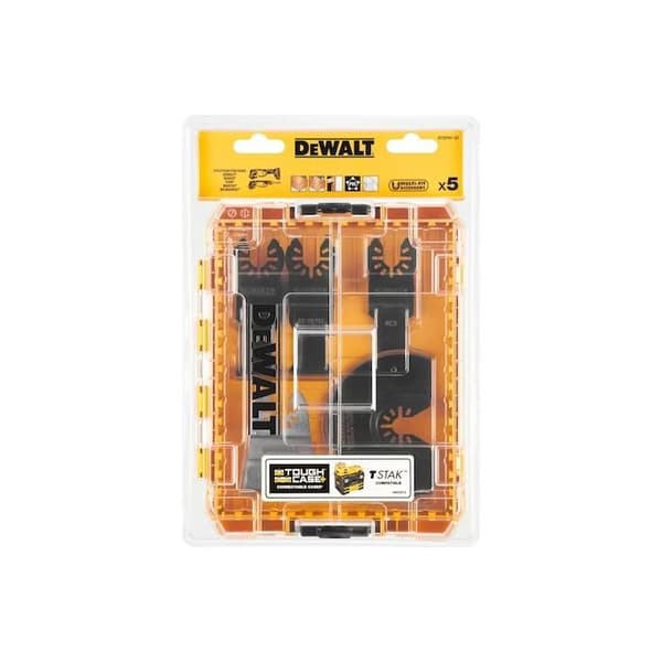 Coffret med 5 oscillerande tillbehör för multi-verktyg - DEWALT - DT20761-QZ