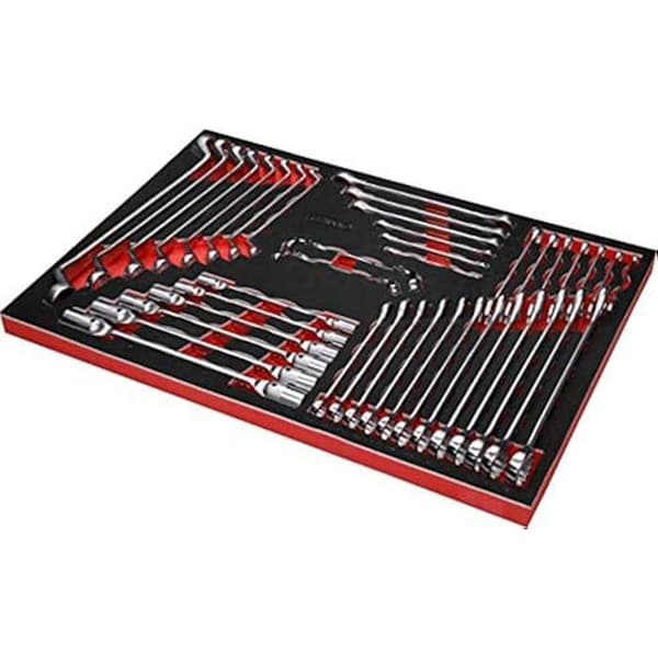 Nyckelset - BRILLIANT TOOLS - 41 delar - Skumgummi - Silver - Modulärt system 1/1