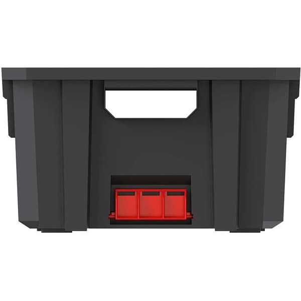 Crate Toolbox Modulkiste X-Block Ladefähigkeit upp till 50 KG Stapelbar plast Svart 544 x 362 x 200 MM