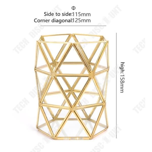 TD® dekorativ kruka för sminkborstar barn pojke flicka kök för växter interiör glas vardagsrum design sovrum trädgård