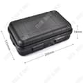 Miniatyrbild 2 av 4: TD® Large Black Box Tool Outdoor Survival Kit Vattentät Stötsäker Box Förseglad Box Outdoor Survival Storage Box